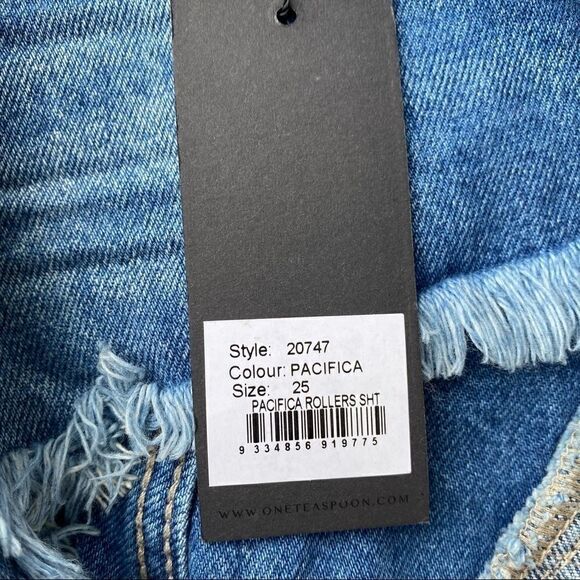 One Teaspoon Pacifica Rollers Denim Short NEW - Picture 11 of 12